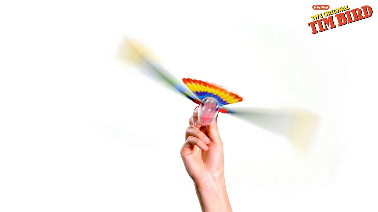 Flying rainbow Tim Bird toy video
