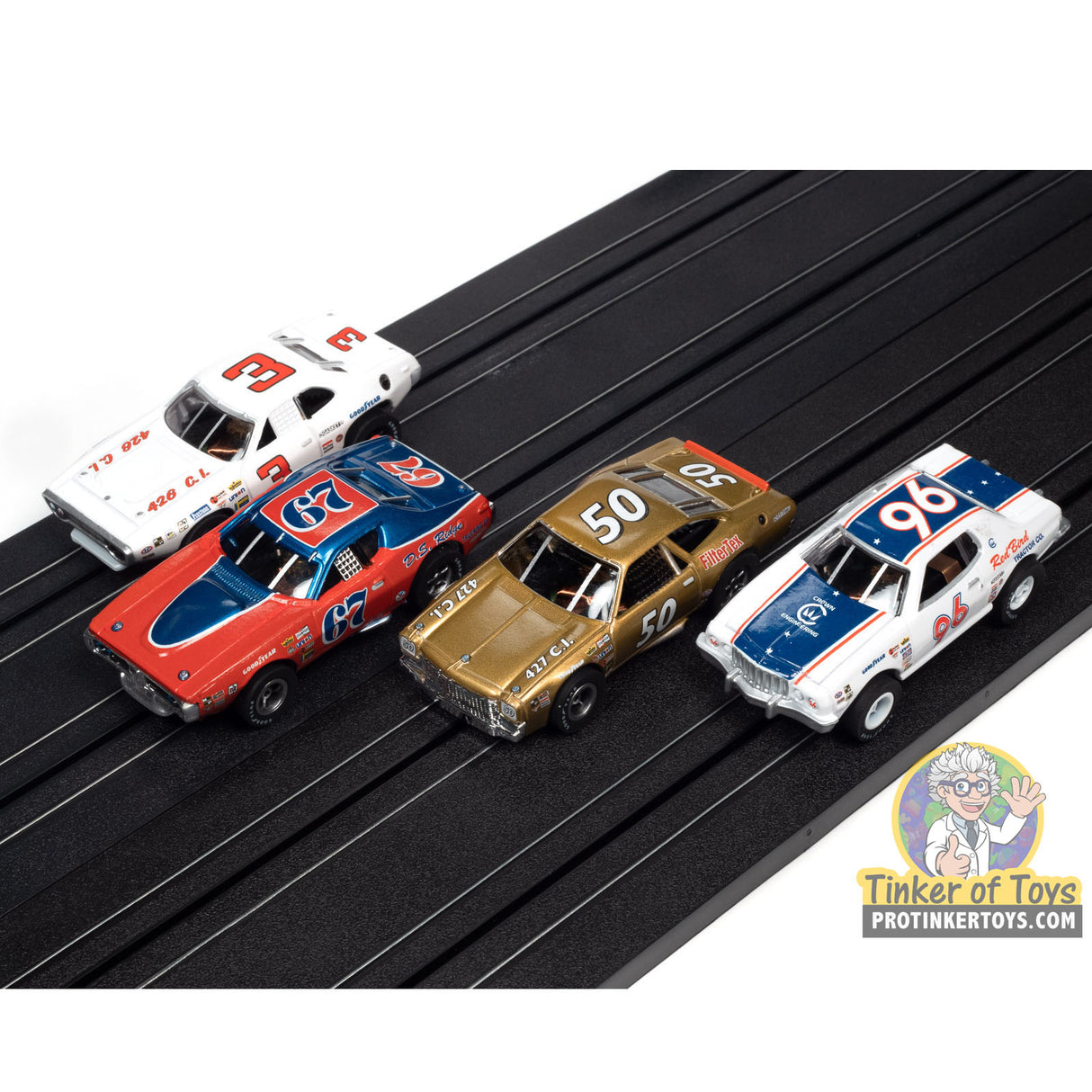 36' Victory 400 4-Lane Pro Racing Slot Car Race Set | SRS345 | Auto World