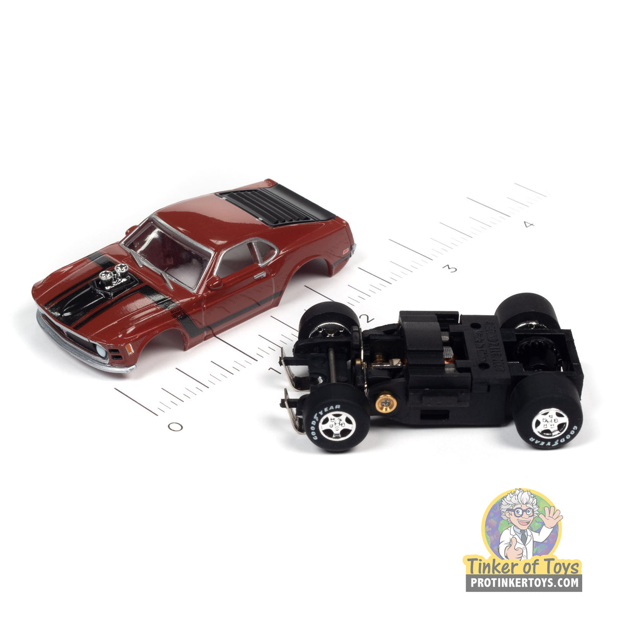 Super III 1970 Ford Boss Mustang (Red) 2B | SC383 | Auto World