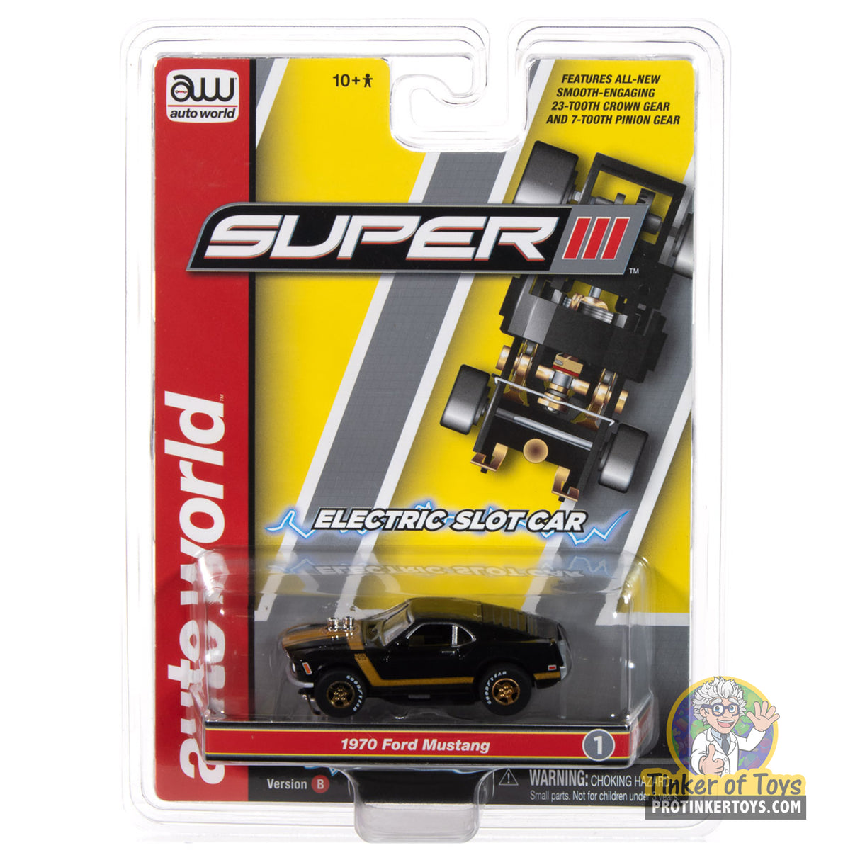 Super III 1970 Ford Mustang (Black) 1B | SC413 | Auto World