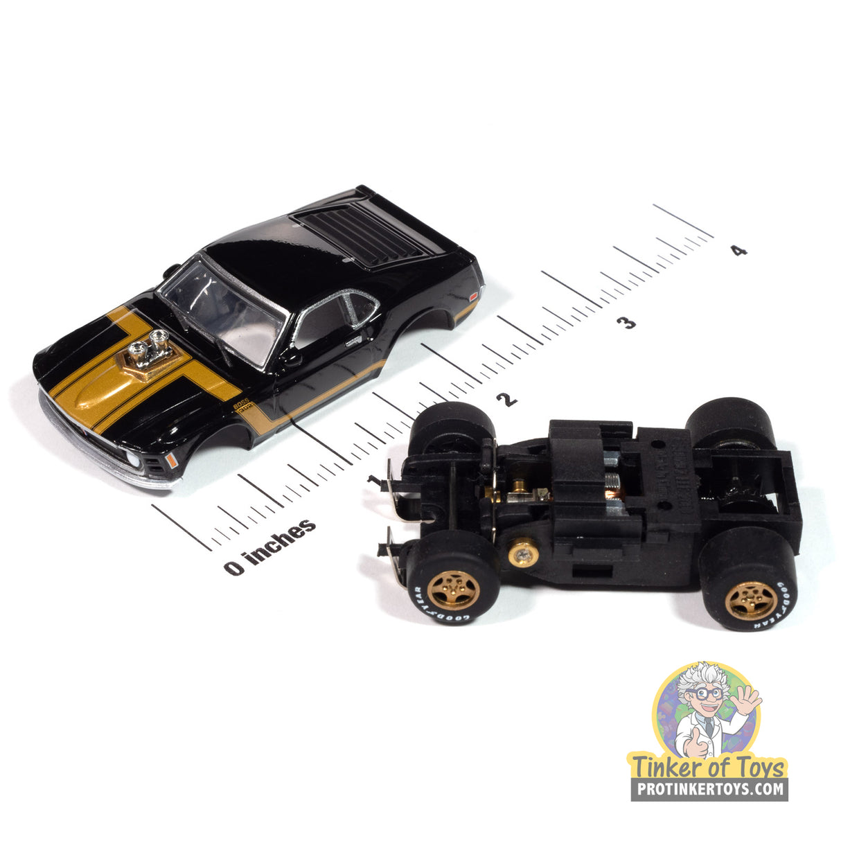 Super III 1970 Ford Mustang (Black) 1B | SC413 | Auto World