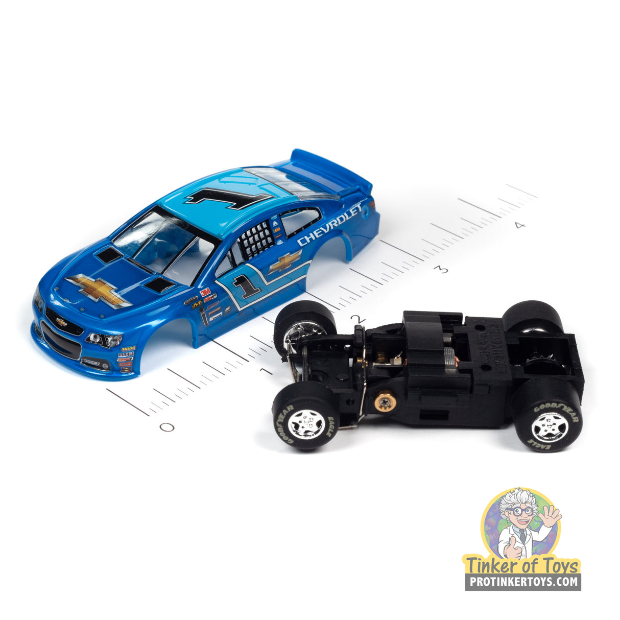 Super III 2015 Chevy SS Stock Car (Blue) 3B | SC383 | Auto World