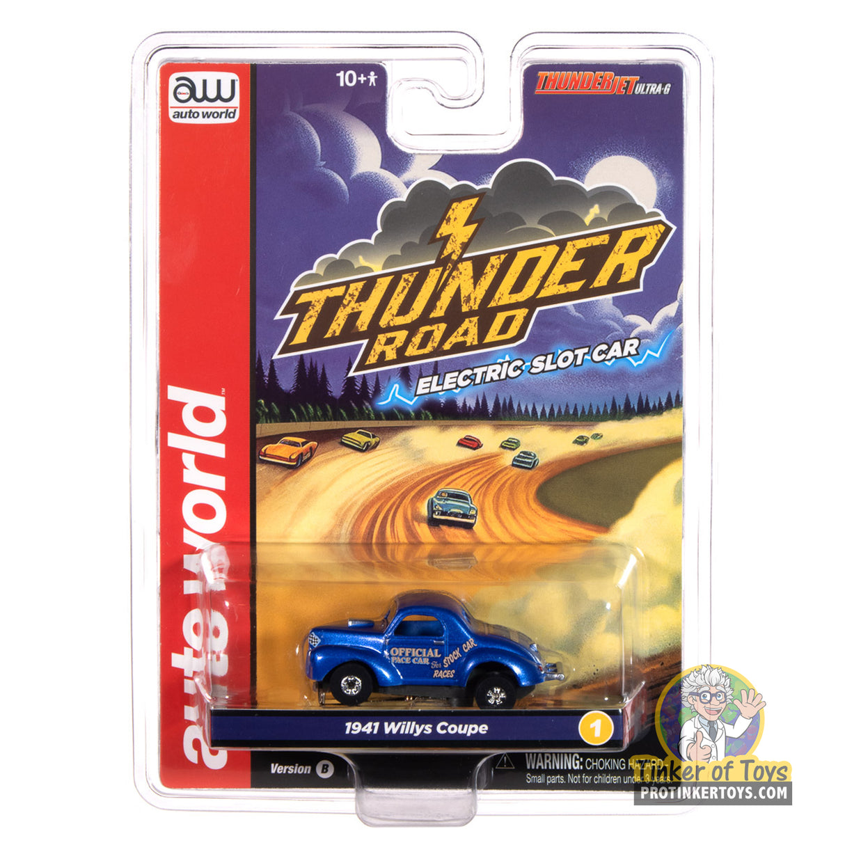 Thunderjet 1941 Willys Coupe (Metallic Blue) 1B | SC416 | Auto World