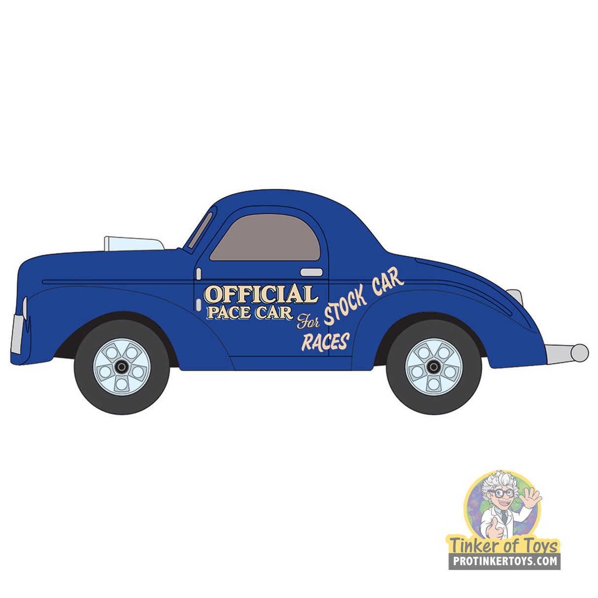 Thunderjet 1941 Willys Coupe (Metallic Blue) 1B | SC416 | Auto World