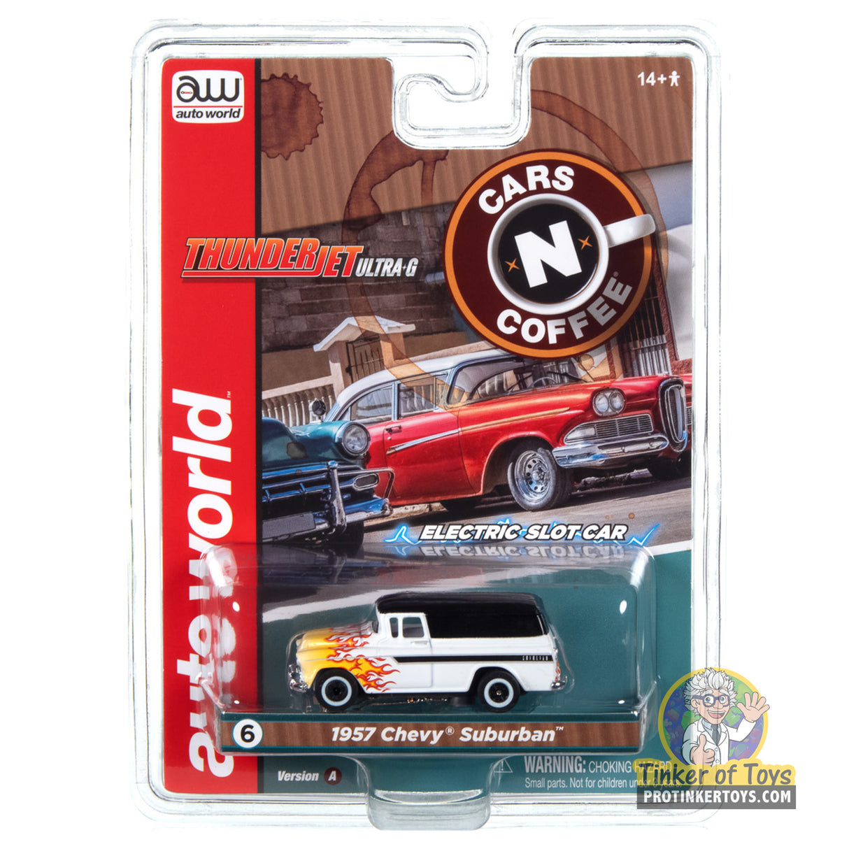 Thunderjet 1957 Chevrolet Suburban (White) 6A | SC392 | Auto World