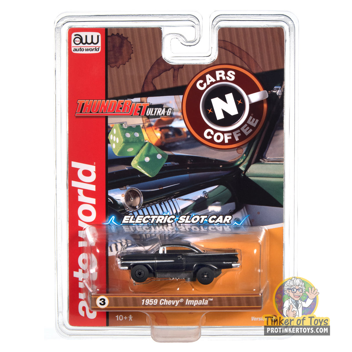 Thunderjet 1959 Chevy Impala (Gloss Black) 3B | SC408 | Auto World