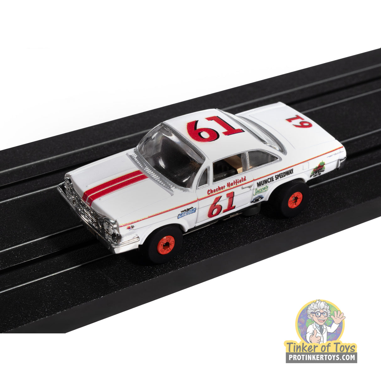 Thunderjet 1962 Chevrolet Bel Air (White & Red) 2A | SC423 | Auto World