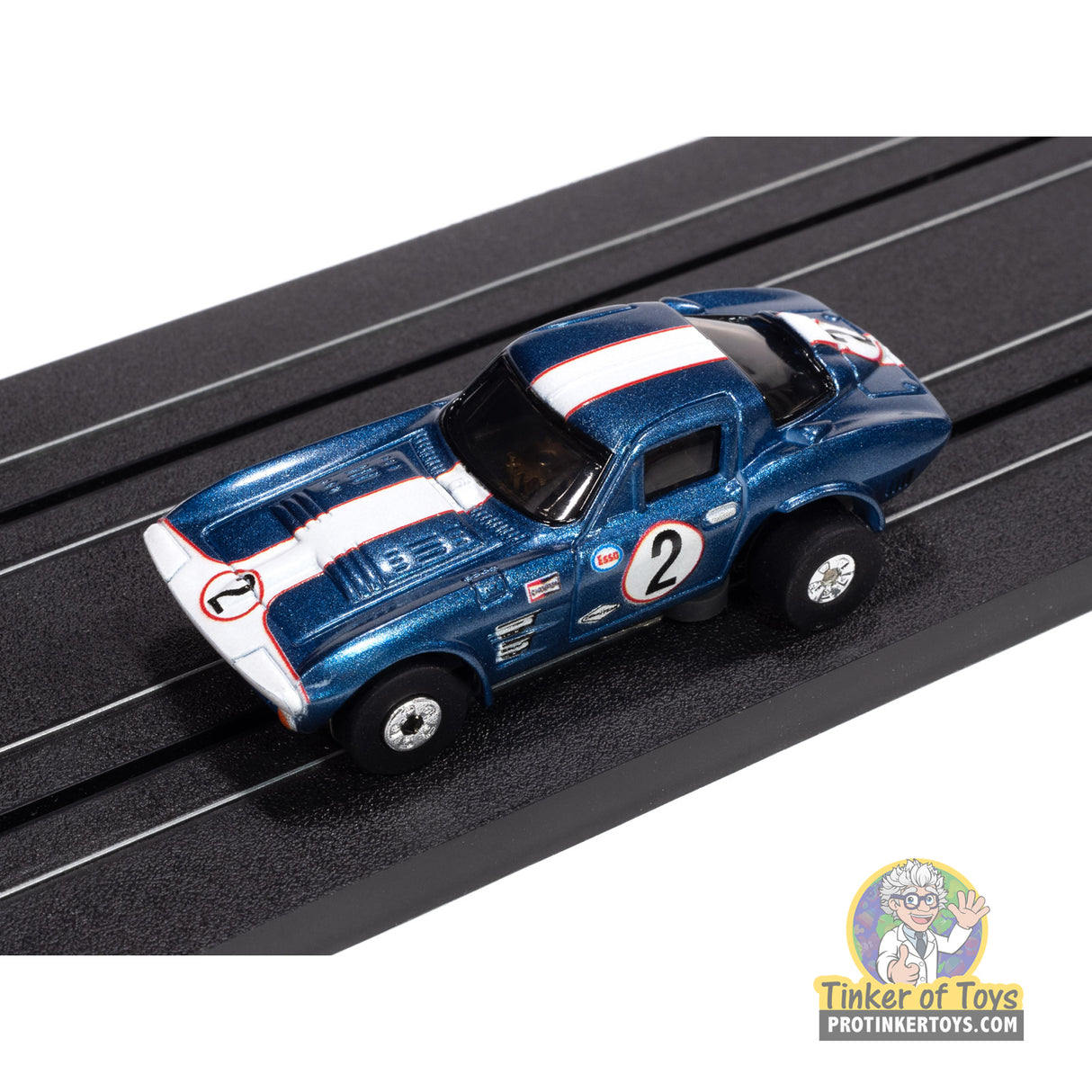 Thunderjet 1964 Corvette Grand Sport (Blue & White) A | SC415 | Auto World