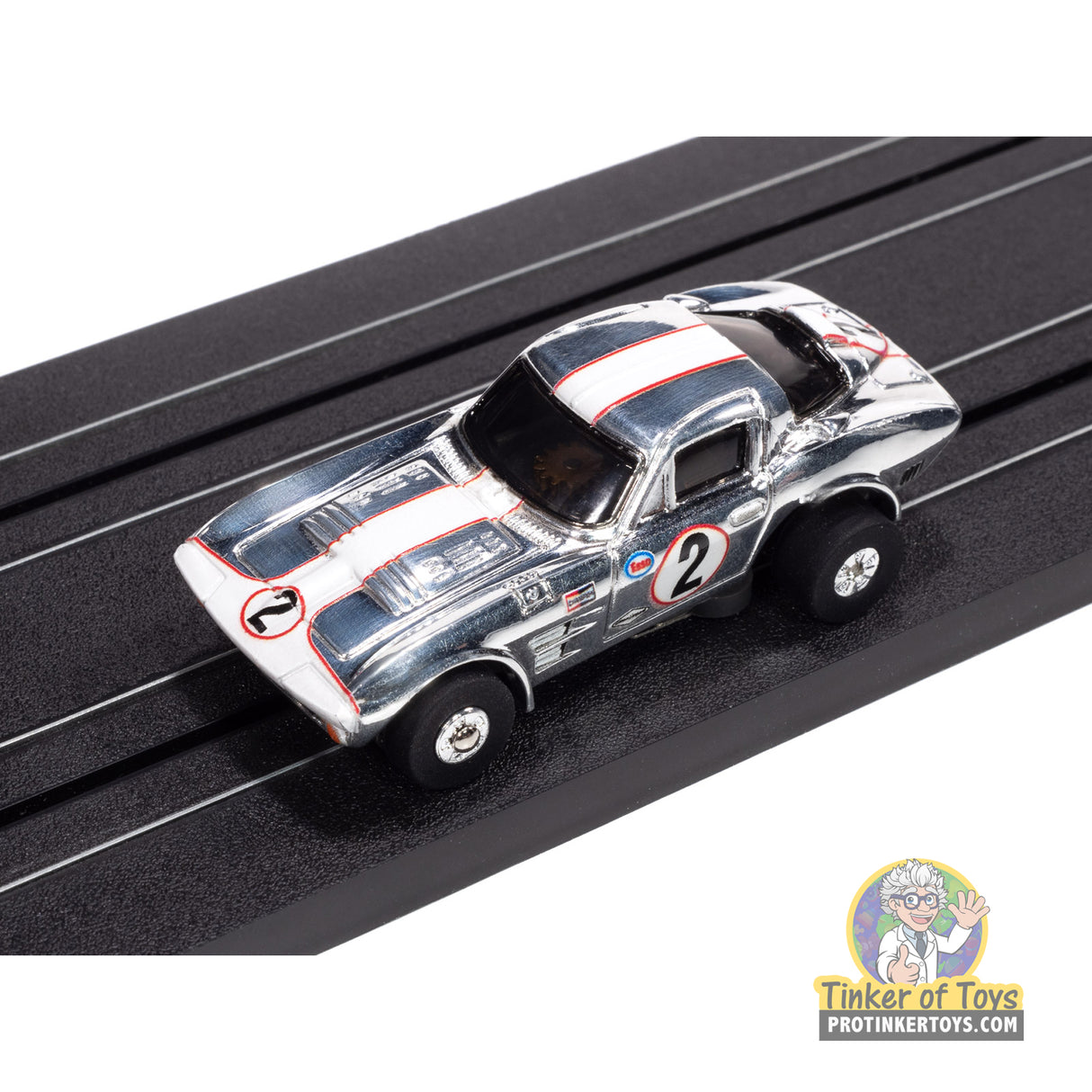 Thunderjet 1964 Corvette Grand Sport (Chrome) B | SC415 | Auto World