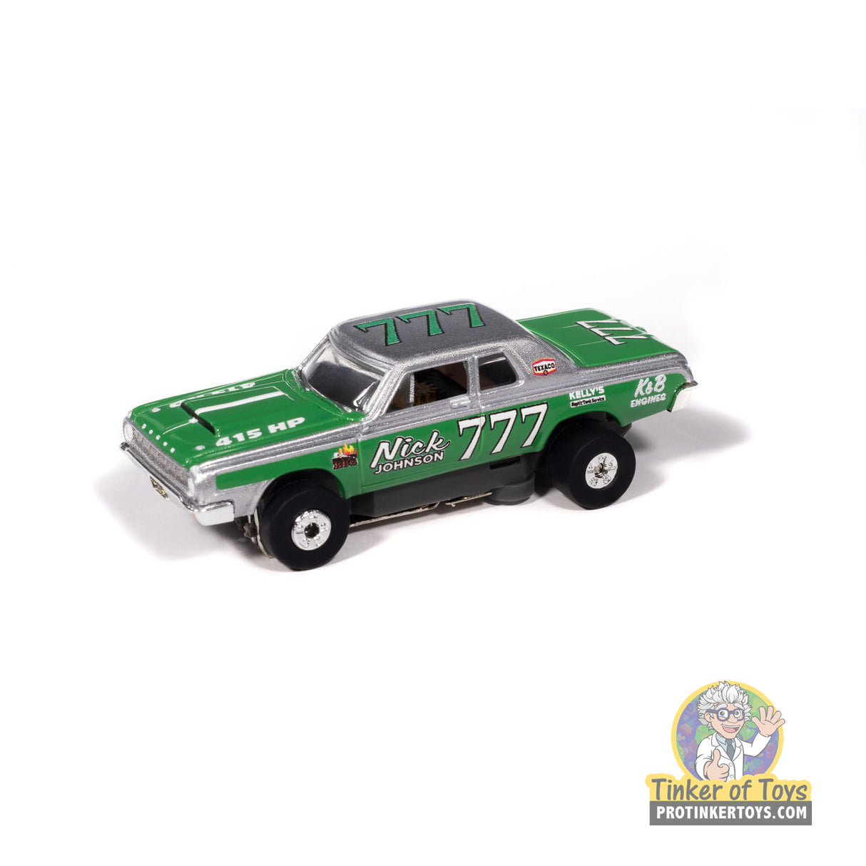 Thunderjet 1964 Dodge 330 Pro Stock (Green & Silver) 3B | SC423 | Auto World