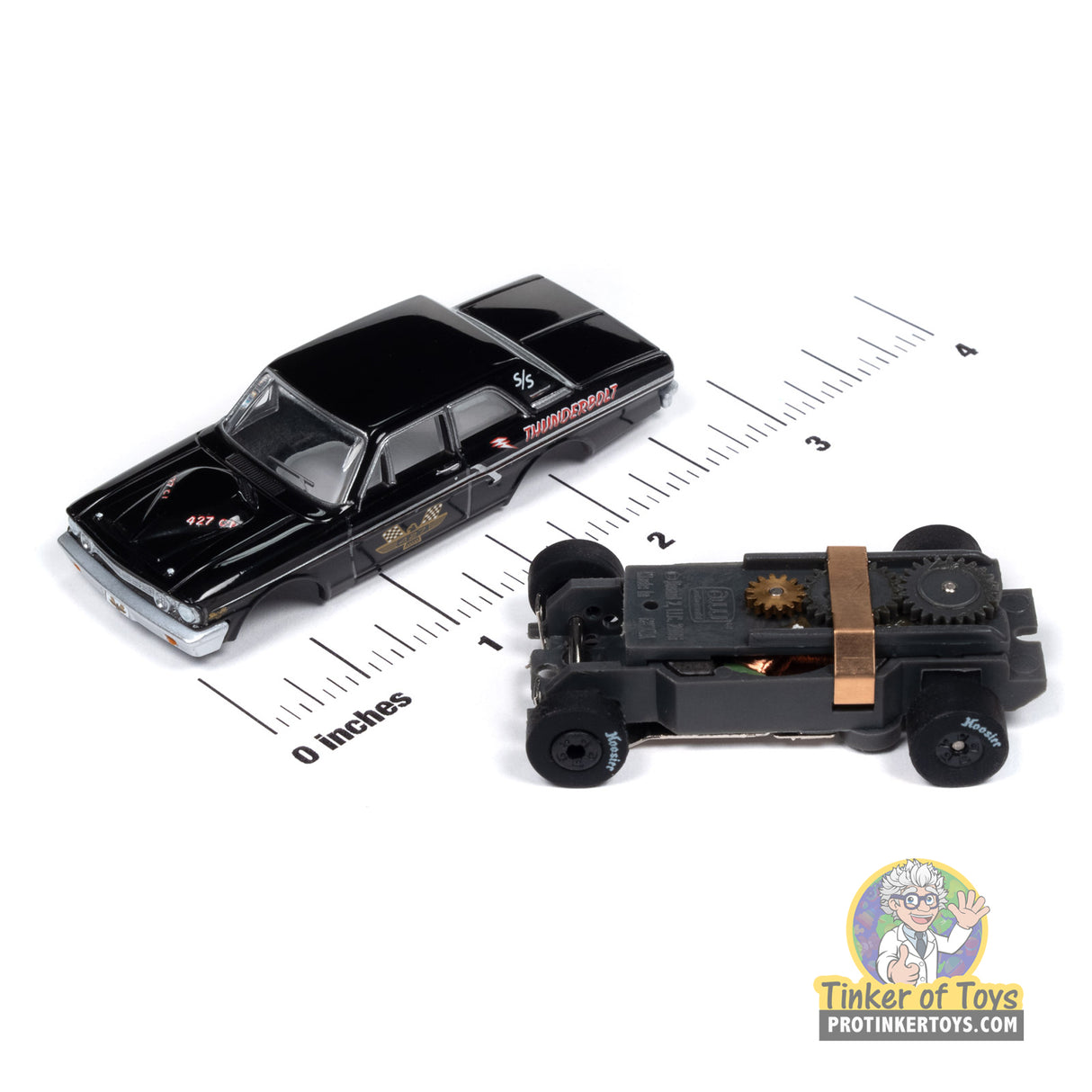 Thunderjet 1964 Ford Thunderbolt (Gloss Black, 427 Graphics) 2A | SC408 | Auto World