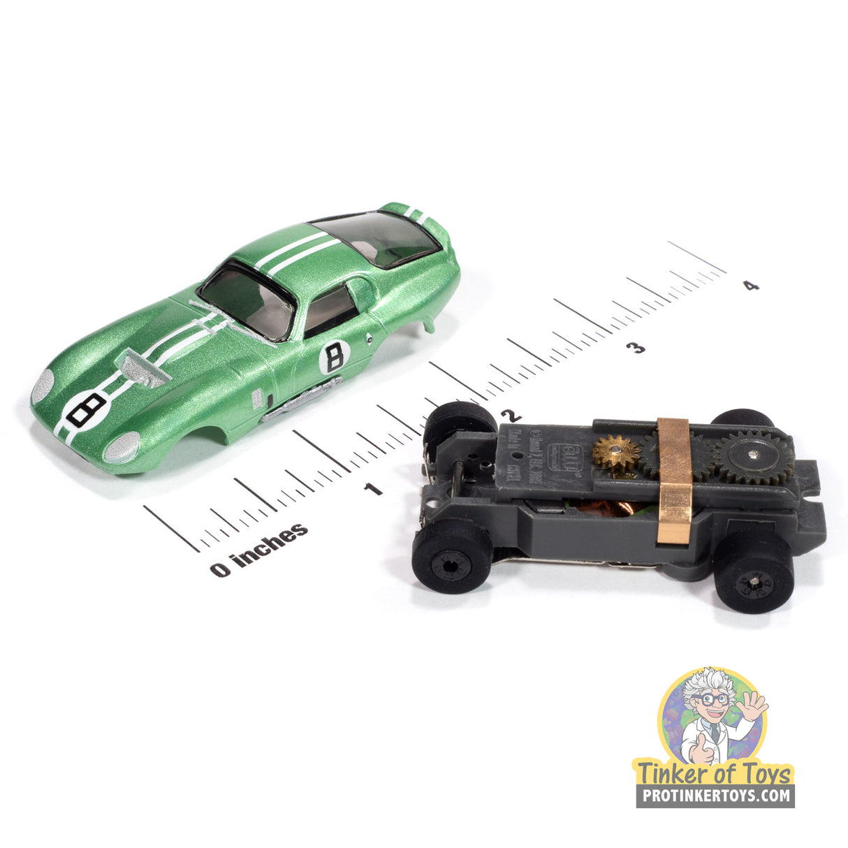 Thunderjet 1965 Shelby Cobra Daytona Coupe (Metallic Green) B | SC415 | Auto World