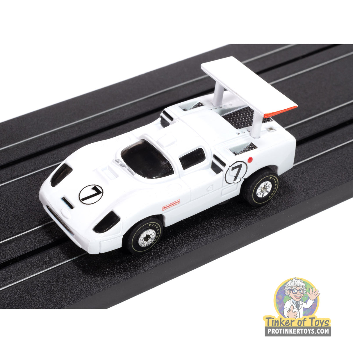 Thunderjet 1966 Chaparral 2F (White & Black) #7 B | SC415 | Auto World