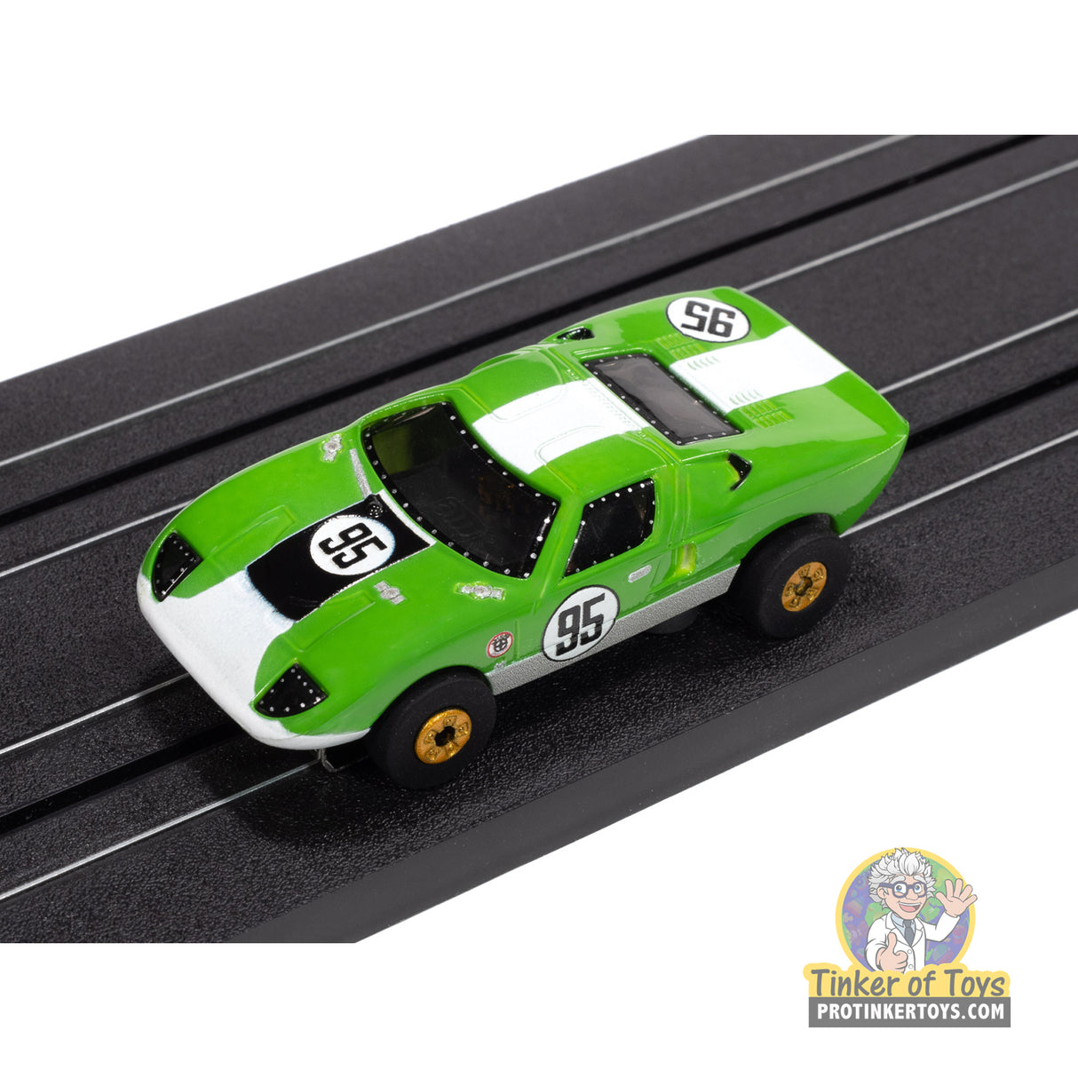 Thunderjet 1966 Ford GT40 (Green & White) A | SC415 | Auto World