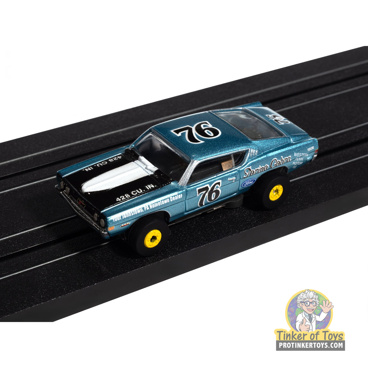 Thunderjet 1968 Ford Torino (Teal, Black & White) 1B | SC423 | Auto World