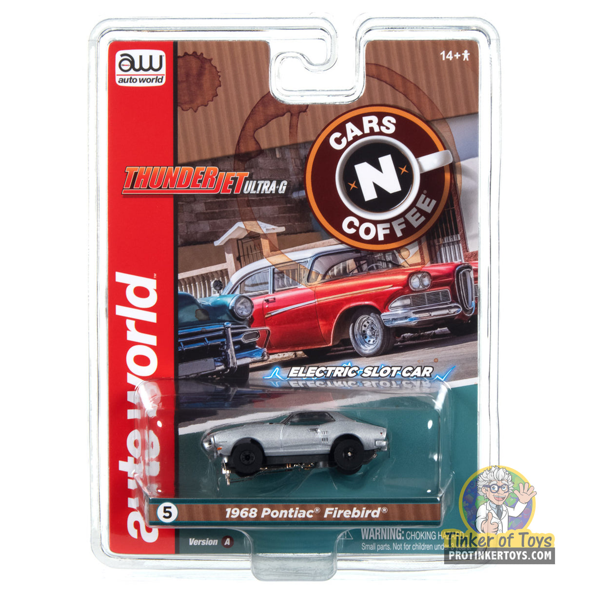 Thunderjet 1968 Pontiac Firebird (Silver) 5A | SC392 | Auto World