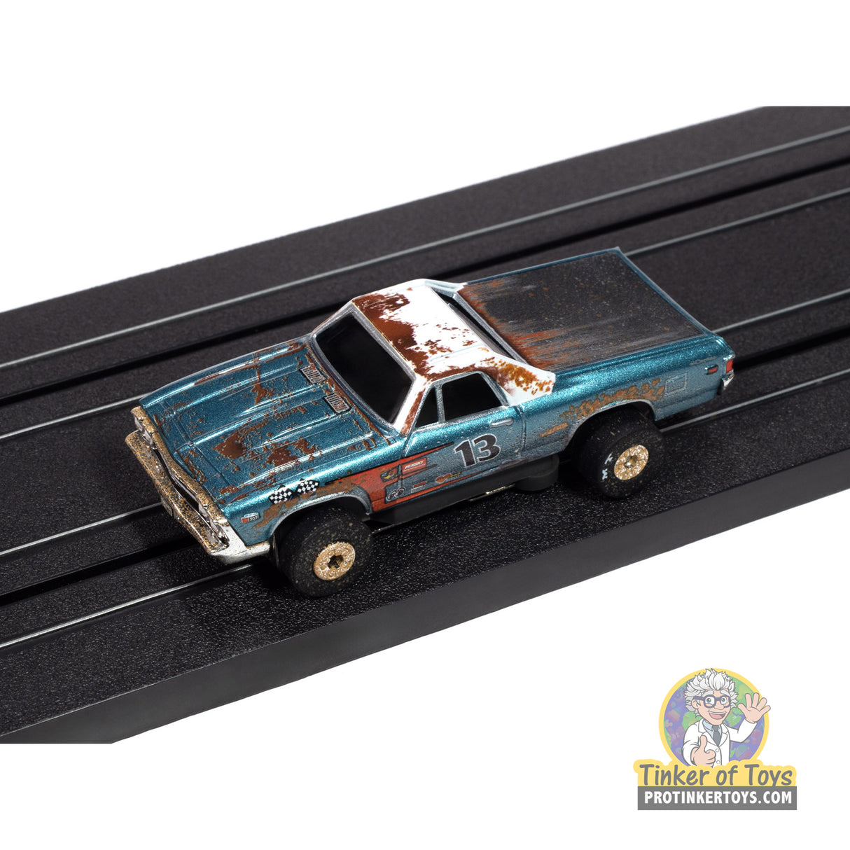 Thunderjet 1969 Chevy El Camino (Teal & White) 4A | SC416 | Auto World