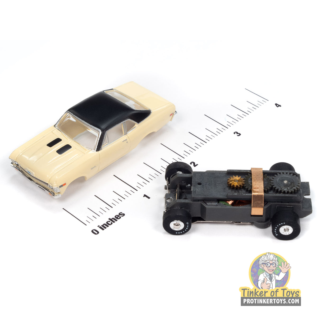 Thunderjet 1969 Chevy Nova (Cream) 1A | SC411 | Auto World