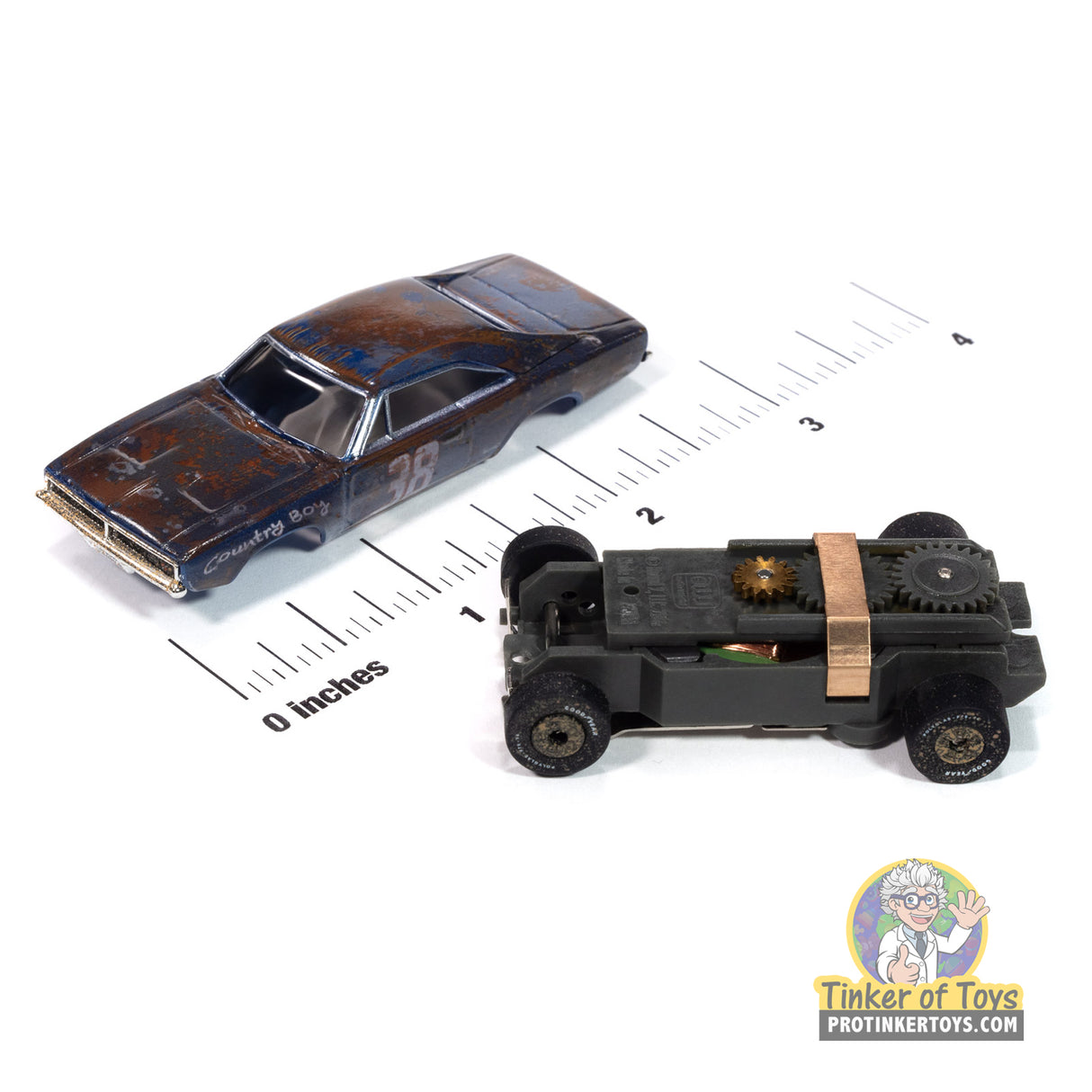 Thunderjet 1969 Dodge Charger (Dark Blue) 2A | SC416 | Auto World