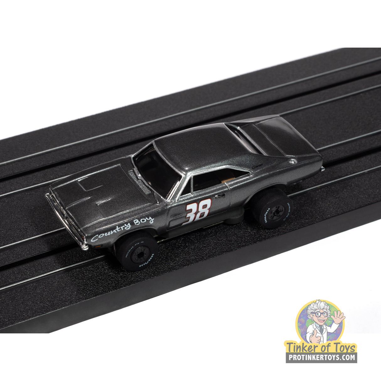 Thunderjet 1969 Dodge Charger (Metallic Charcoal) 2B | SC416 | Auto World