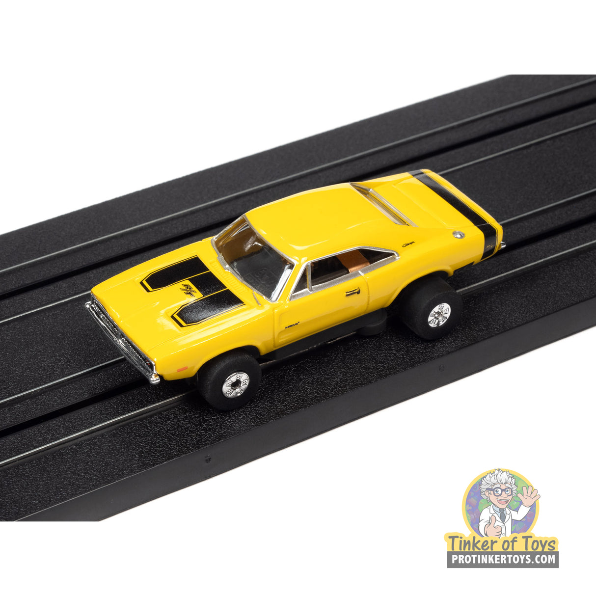 Thunderjet 1969 Dodge Charger R/T (Yellow) 2A | SC392 | Auto World