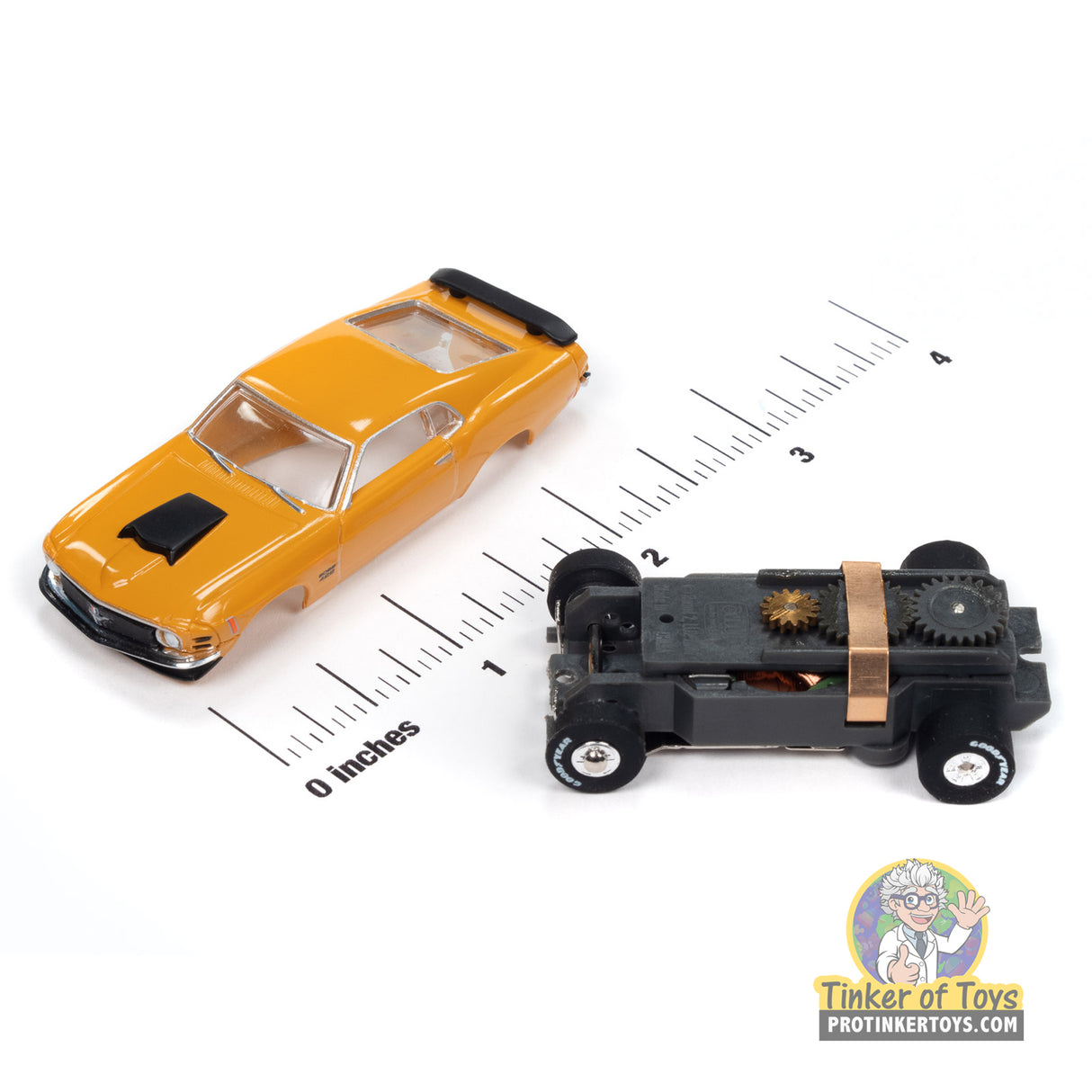 Thunderjet 1970 Ford Mustang Boss 429 (Orange) 2A | SC411 | Auto World