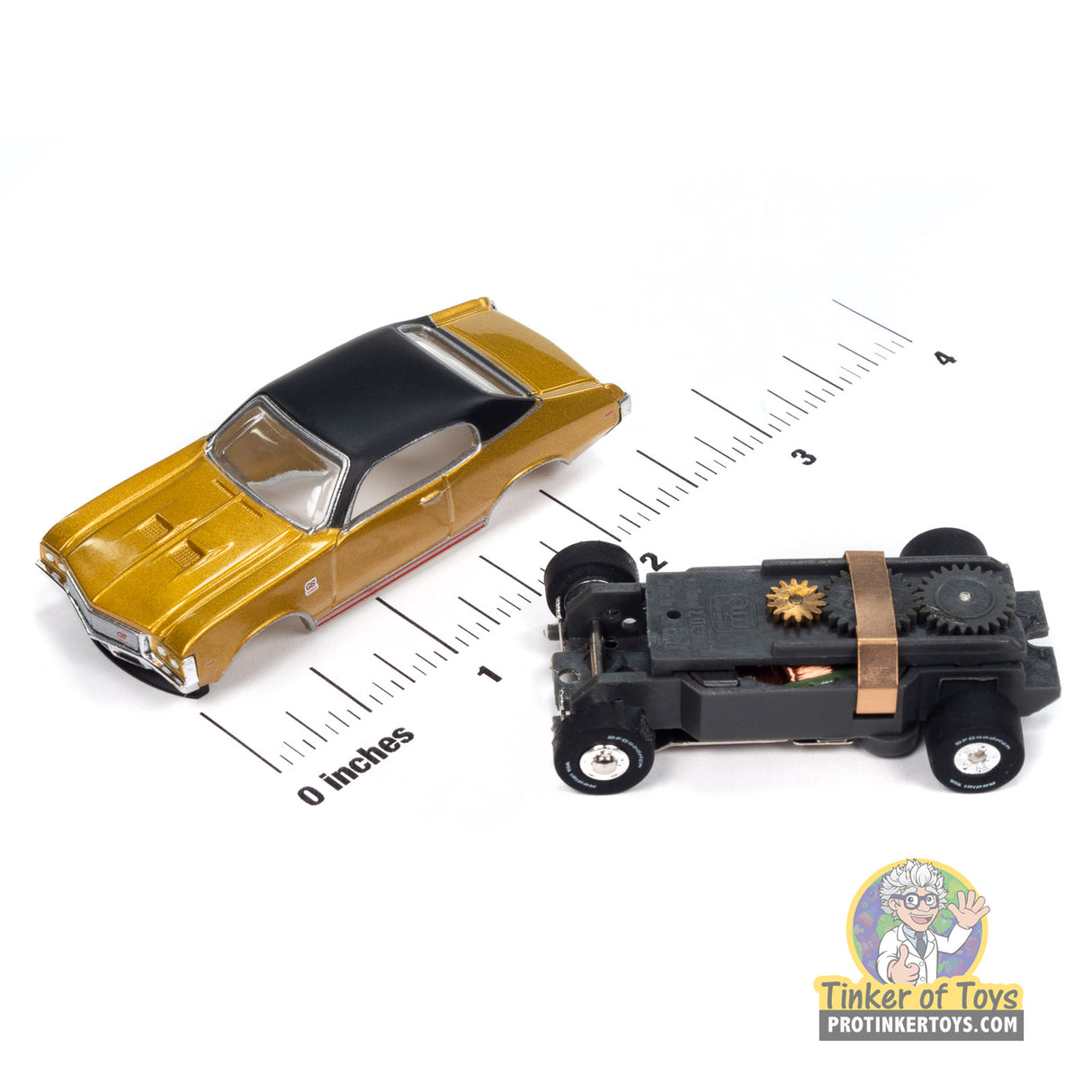 Thunderjet 1972 Buick GS (Gold) 4B | SC411 | Auto World