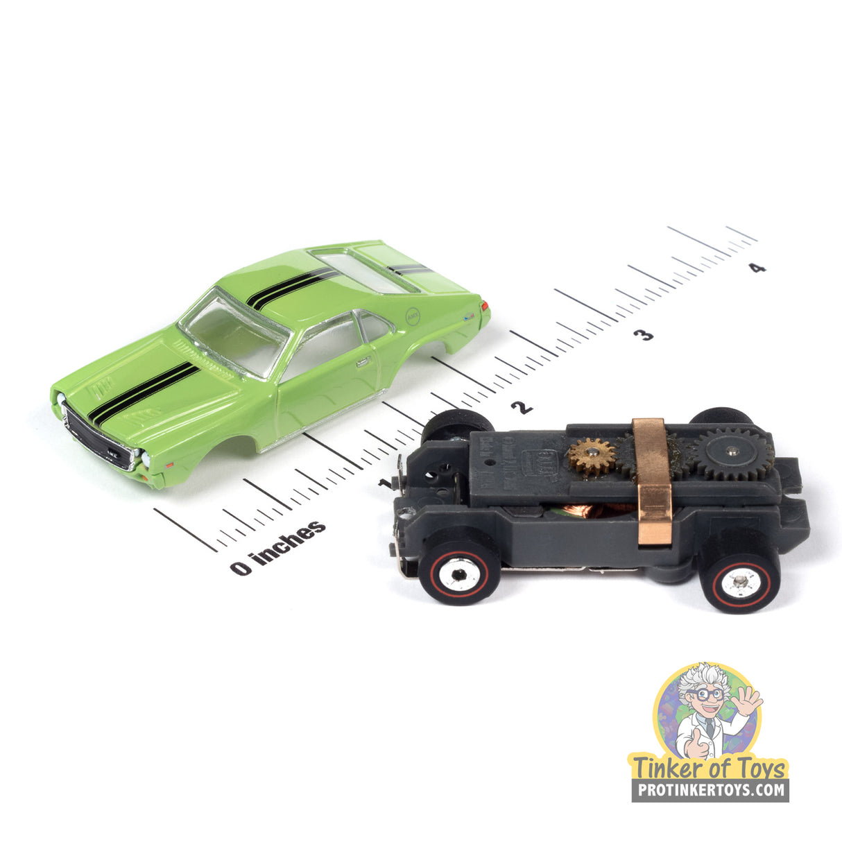 Thunderjet Collier Motors 1969 AMC AMX (Green) 3B | SC394 | Auto World