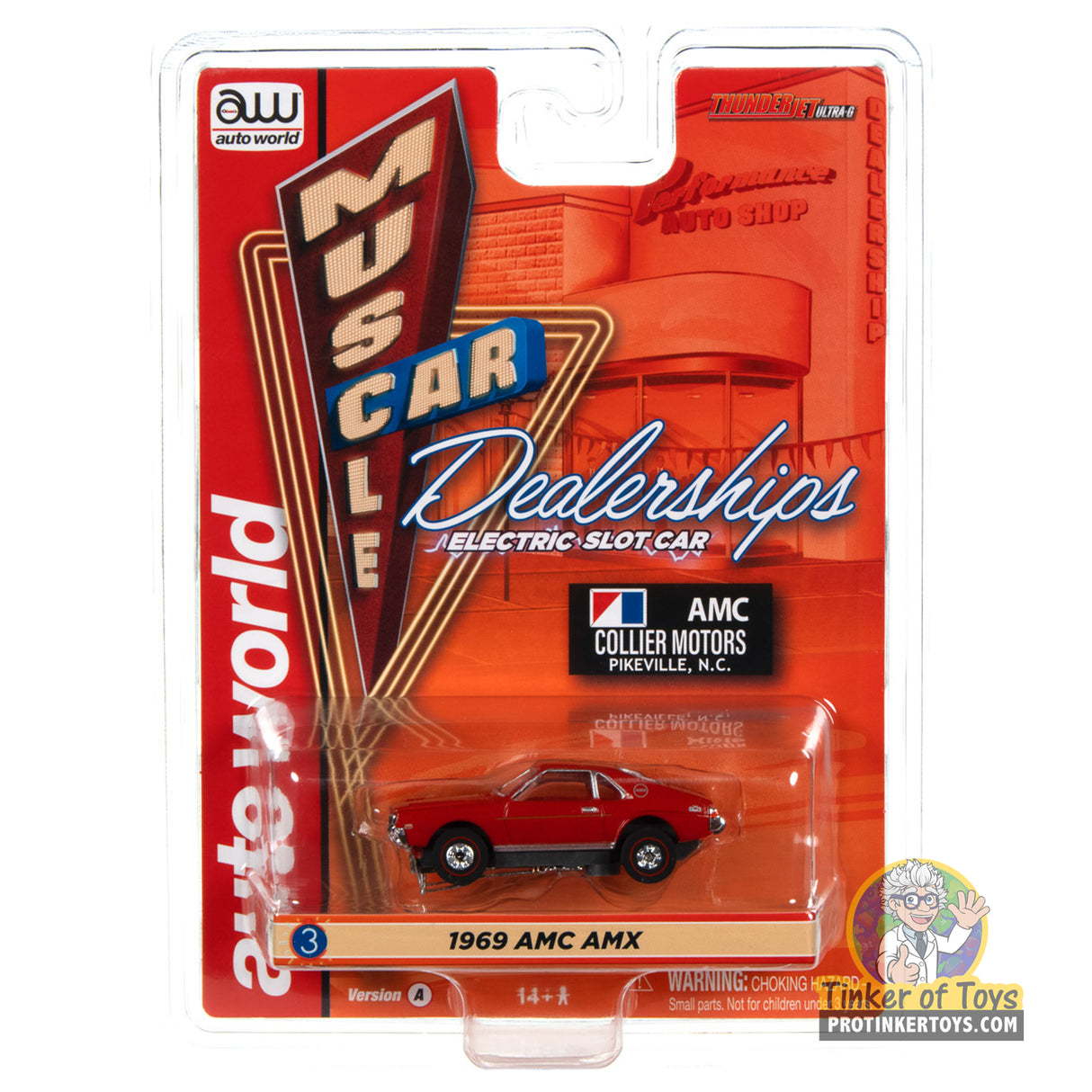 Thunderjet Collier Motors 1969 AMC AMX (Red) 3A | SC394 | Auto World