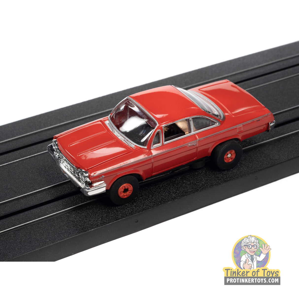 Thunderjet OK Used Cars 1962 Chevrolet Bel Air Coupe (Red) 2A | SC390 | Auto World