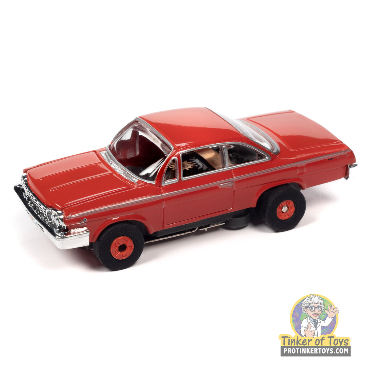 Thunderjet OK Used Cars 1962 Chevrolet Bel Air Coupe (Red) 2A | SC390 | Auto World
