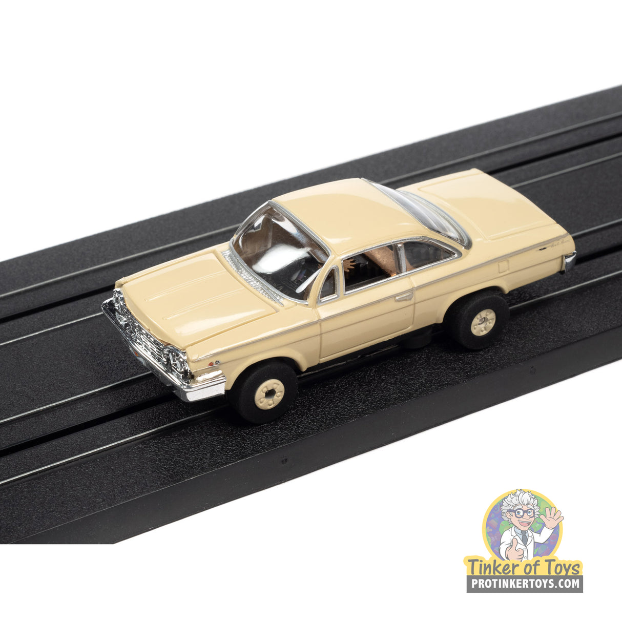 Thunderjet OK Used Cars 1962 Chevrolet Bel Air Coupe (Tan) 2B | SC390 | Auto World