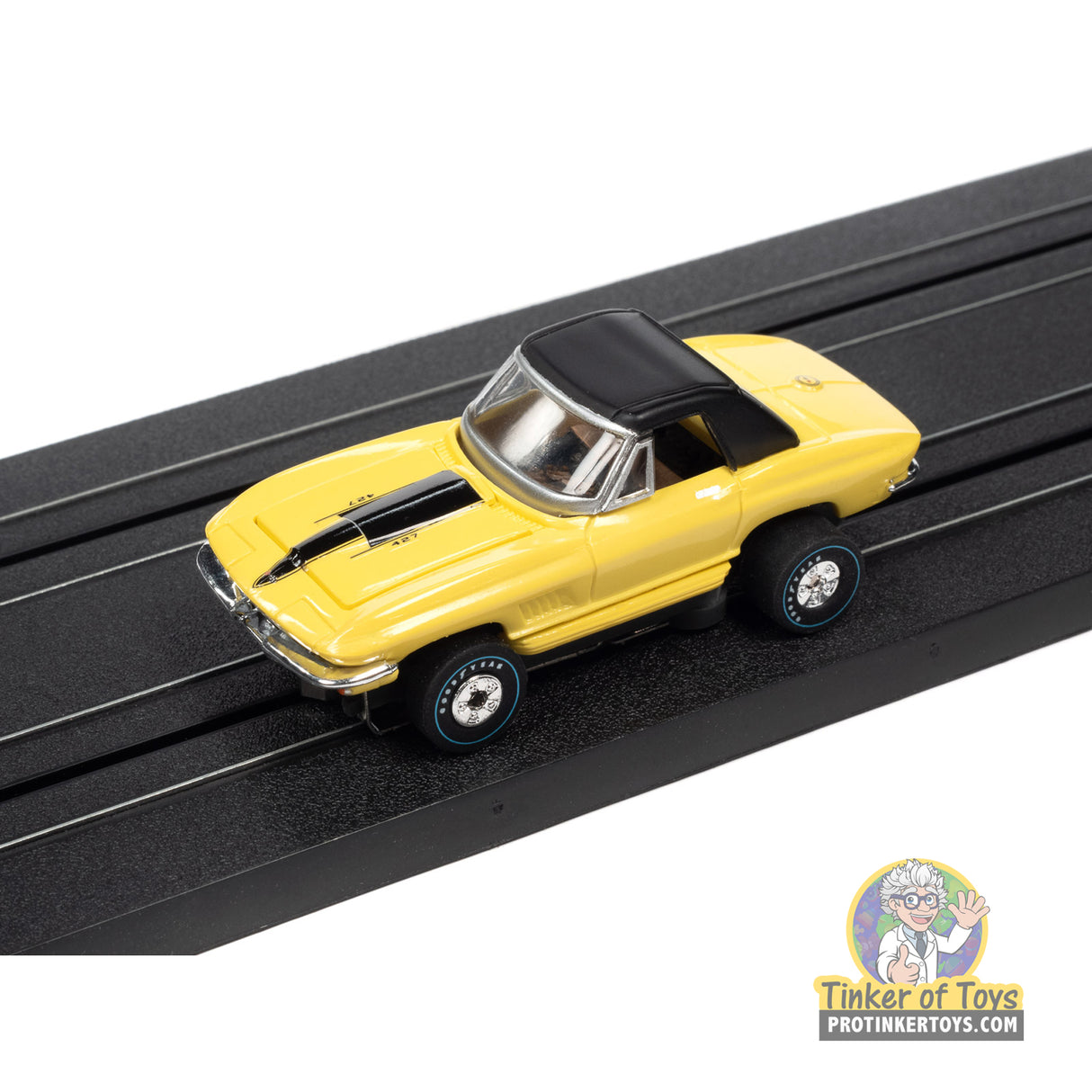 Thunderjet OK Used Cars 1967 Chevrolet Corvette (Yellow) 3A | SC390 | Auto World