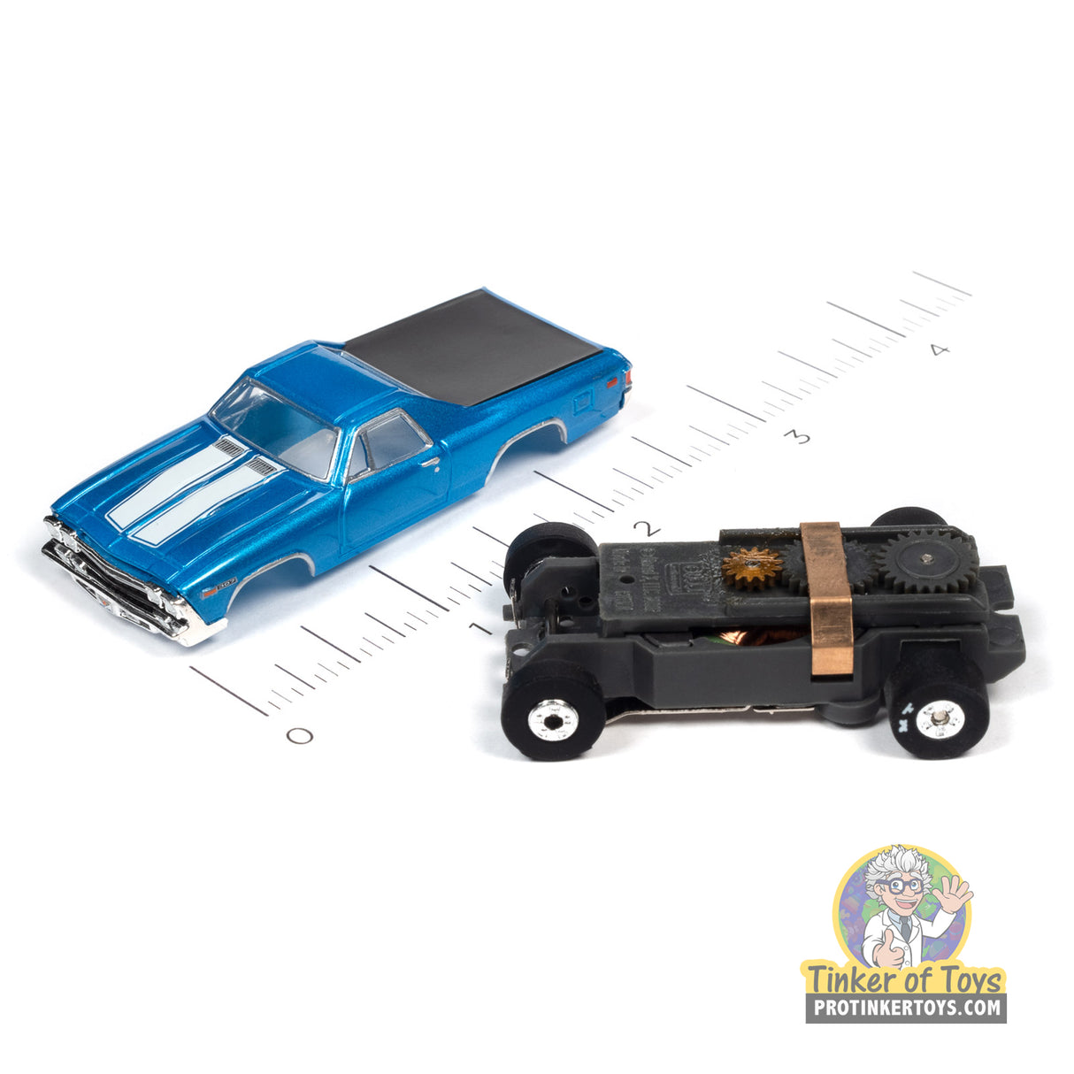 Thunderjet OK Used Cars 1969 Chevrolet El Camino (Blue) 6A | SC390 | Auto World