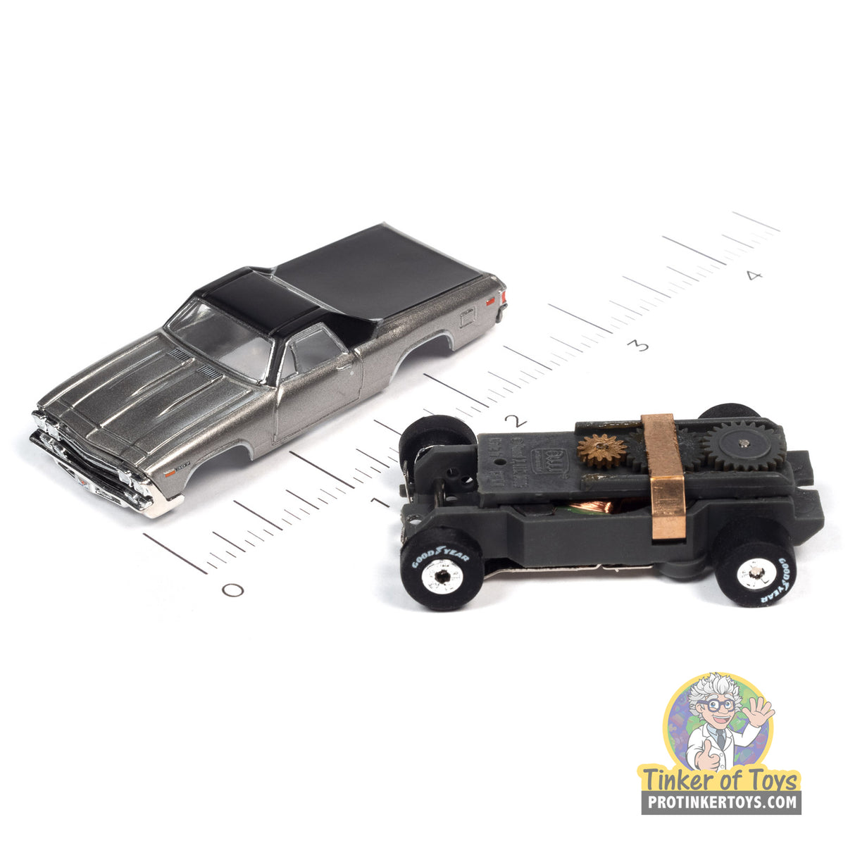 Thunderjet OK Used Cars 1969 Chevrolet El Camino (Silver) 6B | SC390 | Auto World