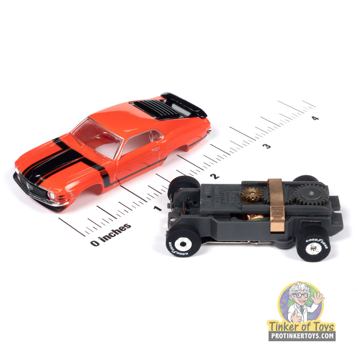 Thunderjet Tasca Ford 1970 Mustang Boss 302 (Red) 2B | SC394 | Auto World