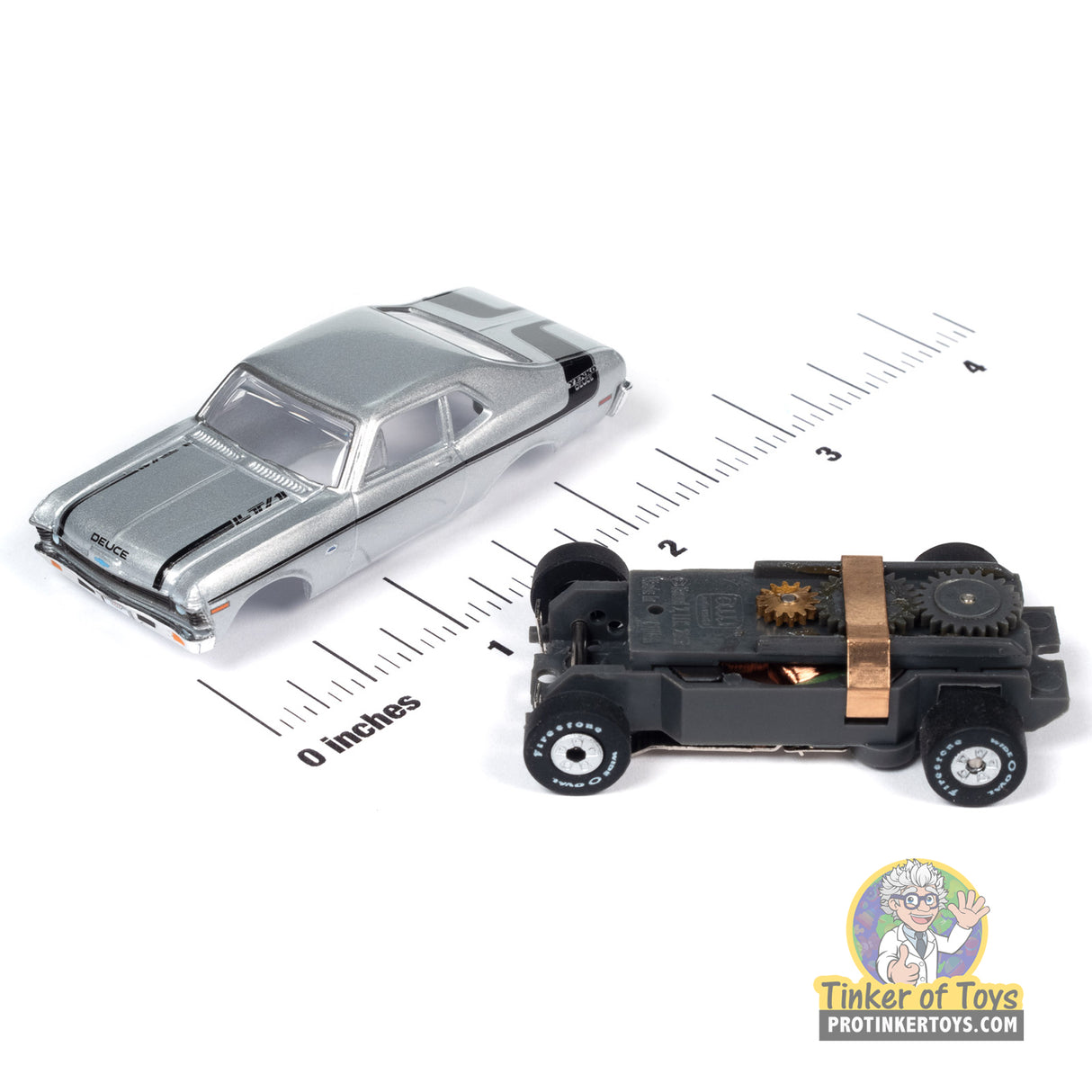 Thunderjet Yenko 1970 Chevrolet Nova (Silver) 4B | SC394 | Auto World