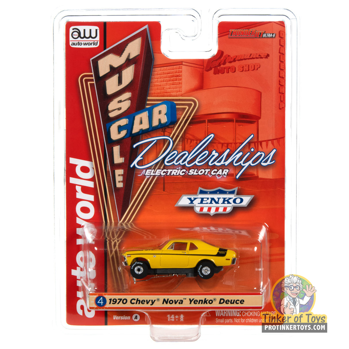 Thunderjet Yenko 1970 Chevrolet Nova (Yellow) 4A | SC394 | Auto World