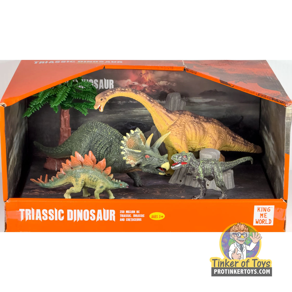 Triassic Dinosaur Figure Set (7 Pieces) | IMX17243 | King Me World