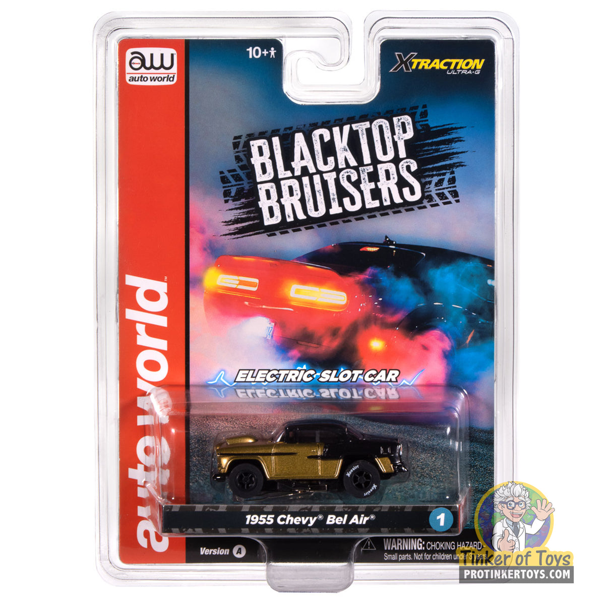 Xtraction 1955 Chevrolet Bel Air (Metallic Gold & Gloss Black) 1A | SC417 | Auto World