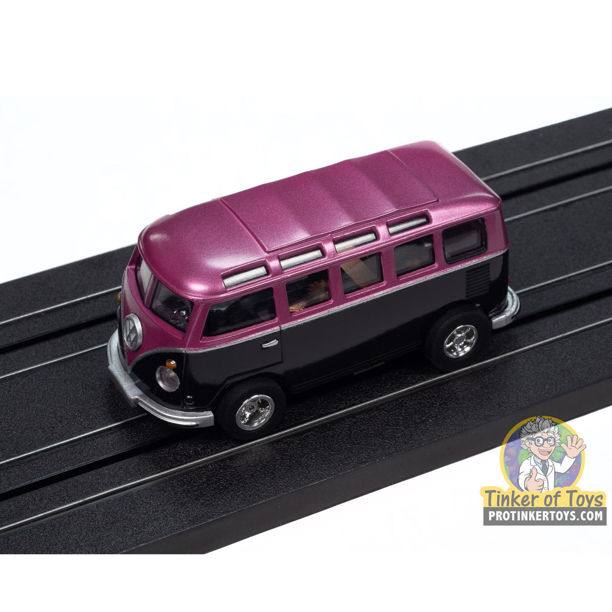 Xtraction 1965 VW Samba Bus (Black/Purple) 2A | SC412 | Auto World