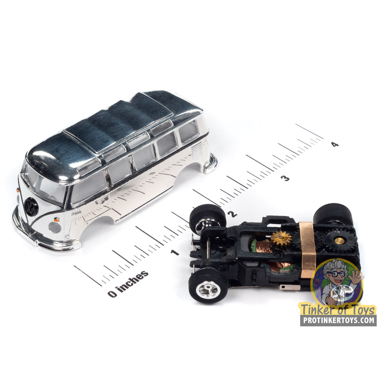 Xtraction 1965 VW Samba Bus (Chrome) 2B | SC412 | Auto World