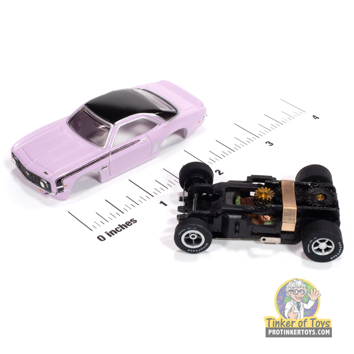 Xtraction 1969 Chevy Camaro (Orchid & Black) A | SC410 | Auto World