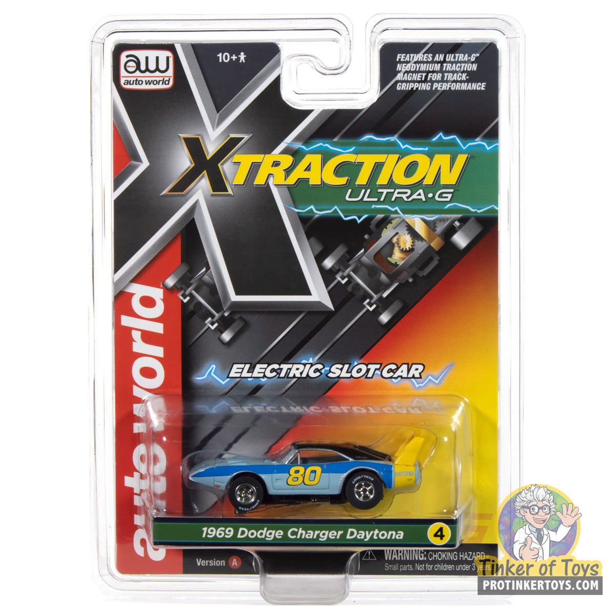 Xtraction 1969 Dodge Daytona (Blue/Yellow) 4A | SC412 | Auto World