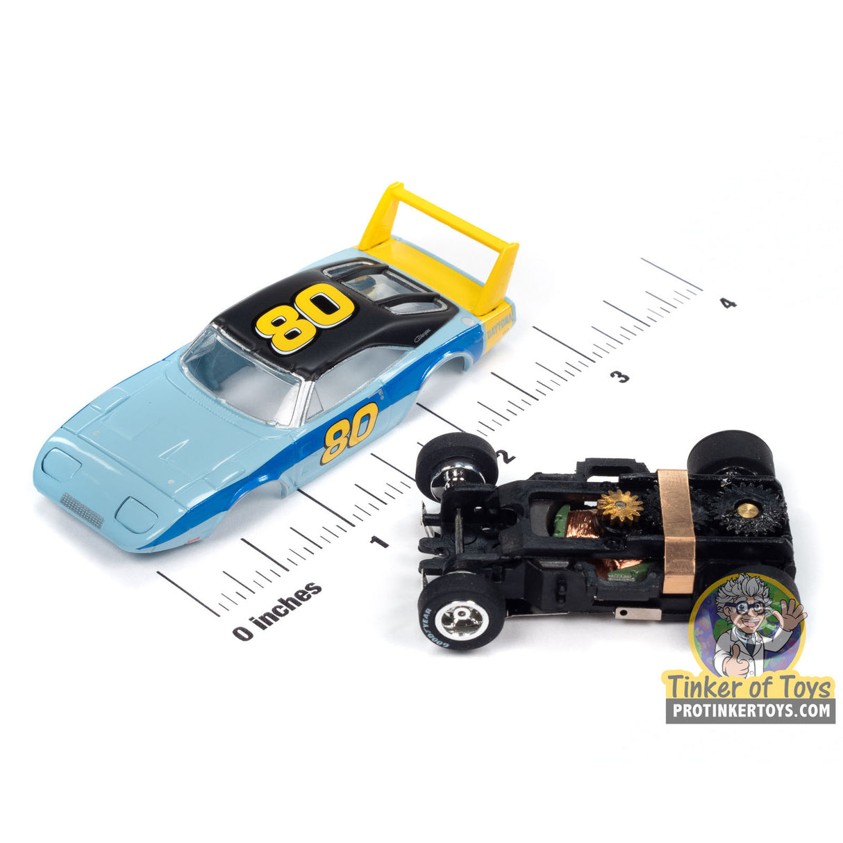 Xtraction 1969 Dodge Daytona (Blue/Yellow) 4A | SC412 | Auto World