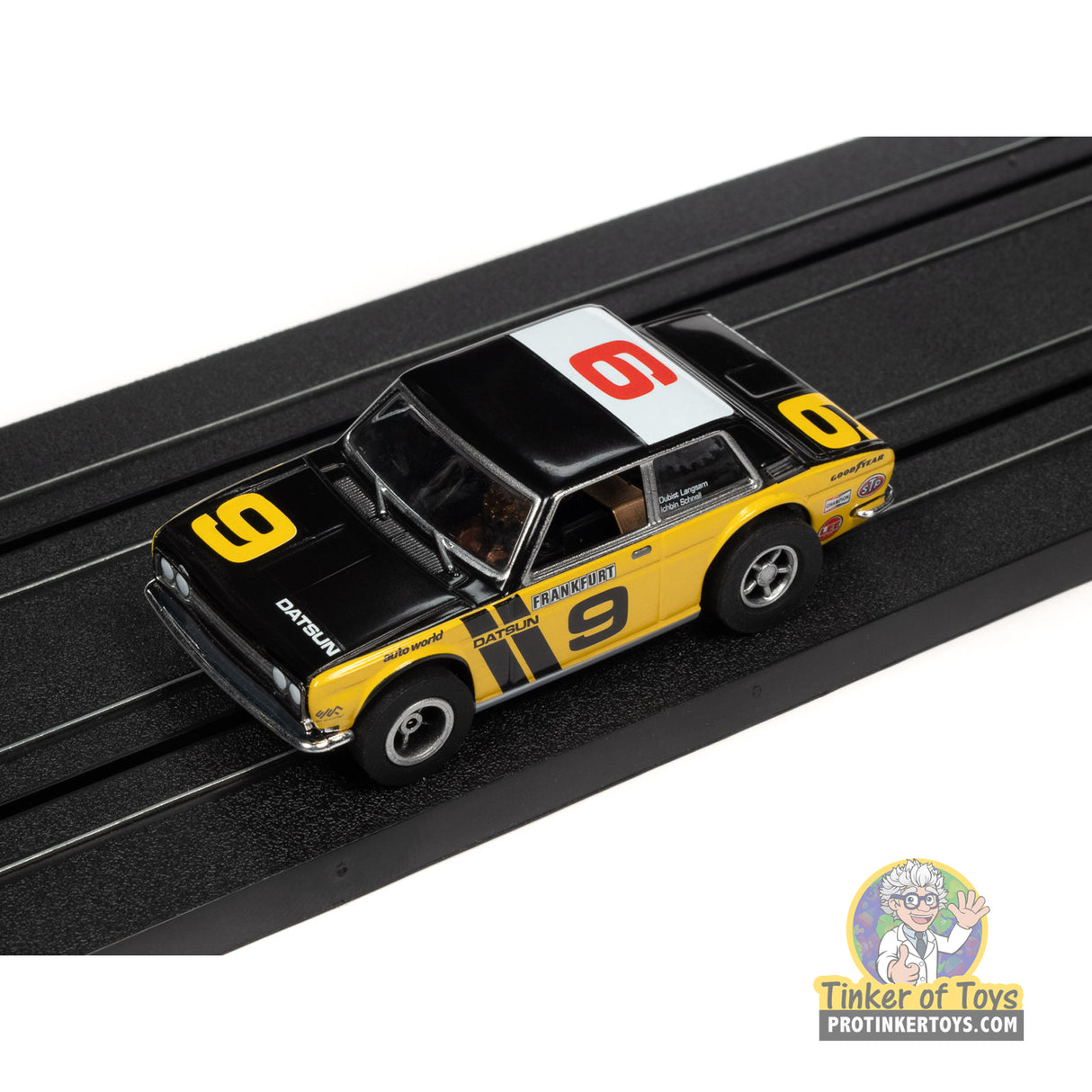 Xtraction 1970 Datsun 510 (Black, Yellow) 3A | SC393 | Auto World