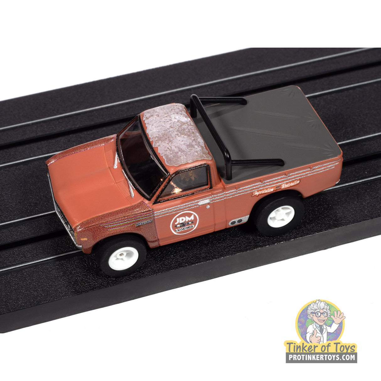 Xtraction 1972 Datsun 620 Pickup Truck JDM Legends (Rusty Red) 2A | SC418 | Auto World