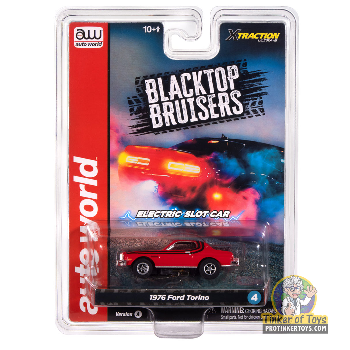 Xtraction 1976 Ford Torino (Gloss Red & Gloss Black) 4A | SC417 | Auto World