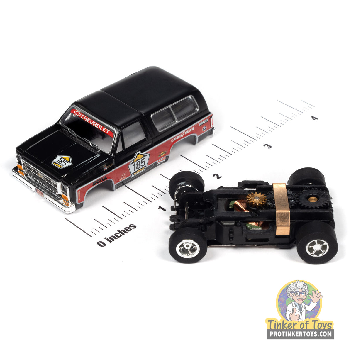 Xtraction 1977 Chevrolet Blazer (Black, Red) 4B | SC393 | Auto World