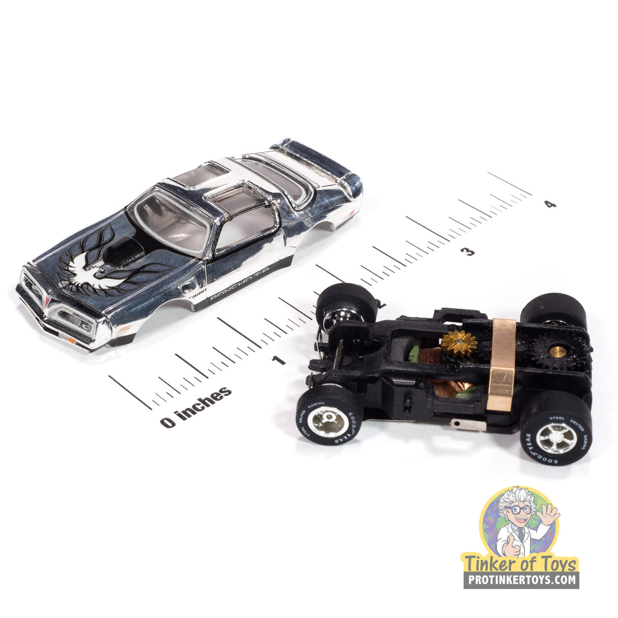 Xtraction 1978 Pontiac Firebird T/A (Chrome, Black & White) B | SC410 | Auto World